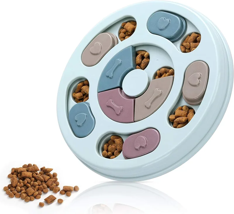 DR CATCH Dog Puzzle - Blue Food Toy