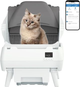 Smart Cat Litter Box - App Control, Quiet & Safe